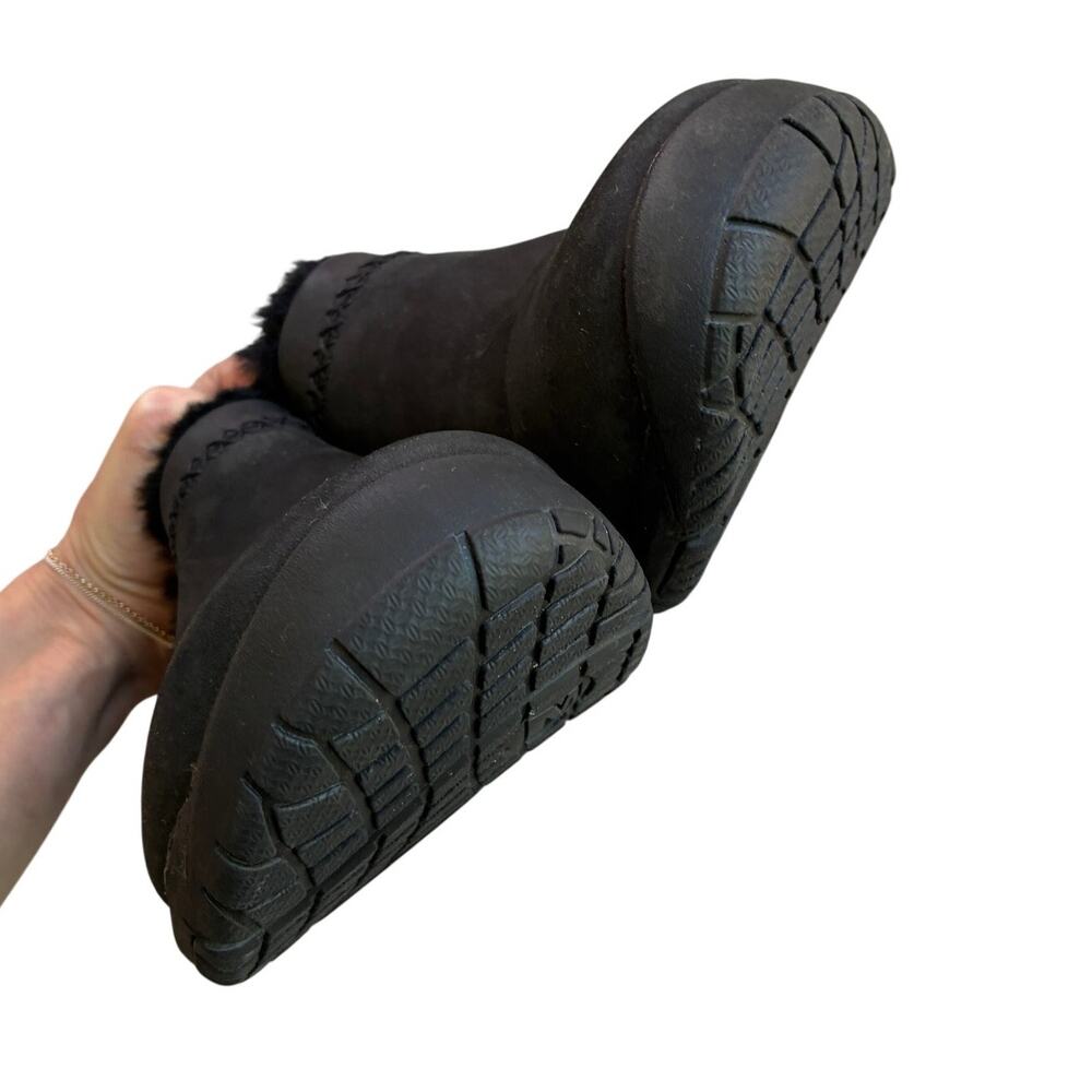 Merrell Encore Ice 4 Black Leather Slip On Clog Outdoor Shoes W Size US 10.5 - Picture 8 of 9
